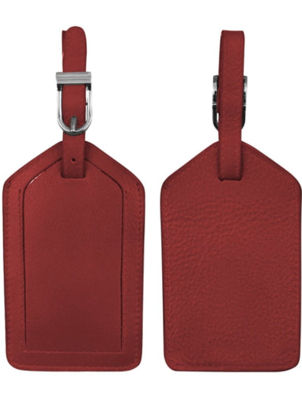 Leather Luggage Tag | Red